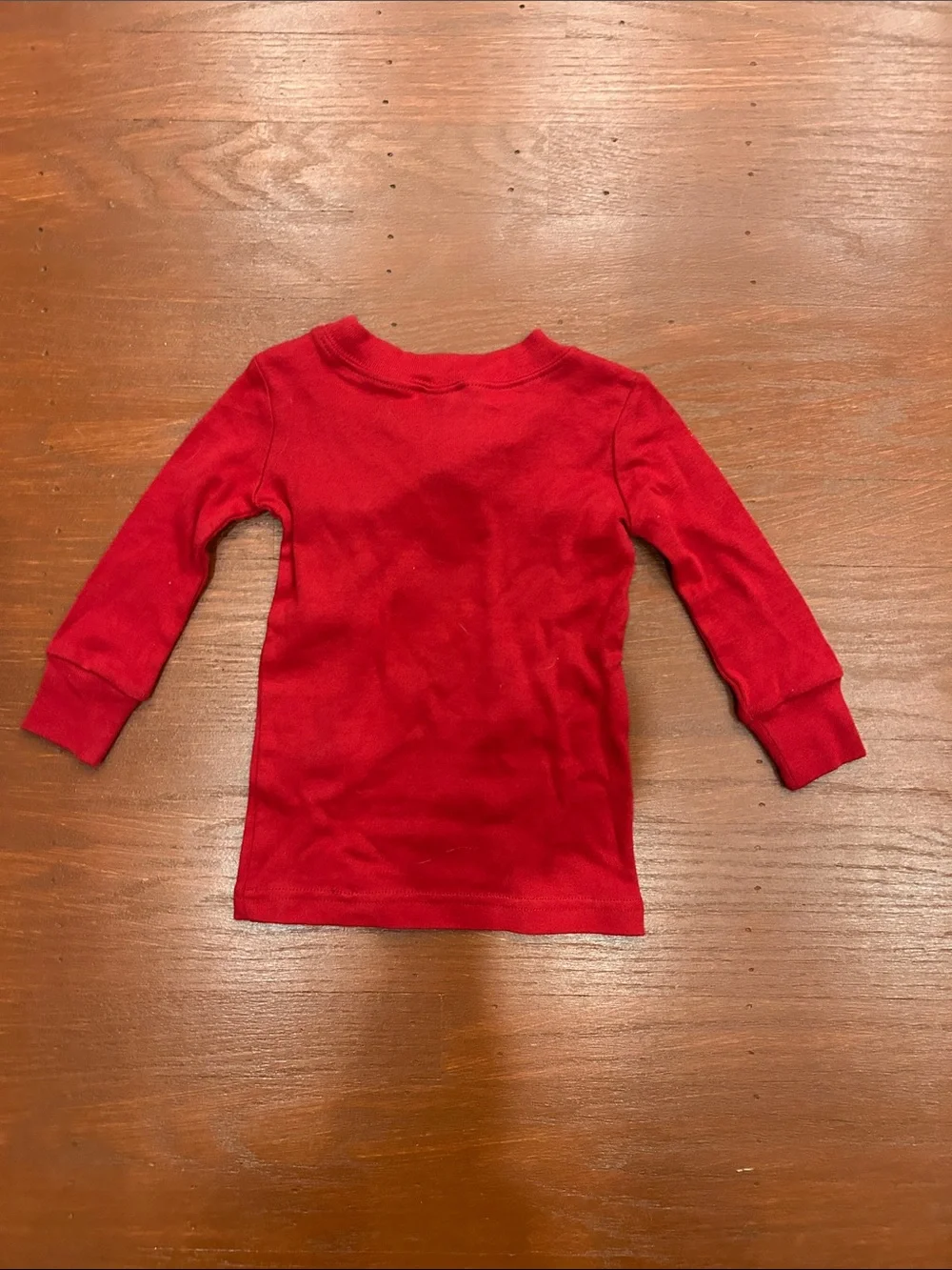 Gymboree Red Top with Navy and White Paw-Print Pants Pajama Set